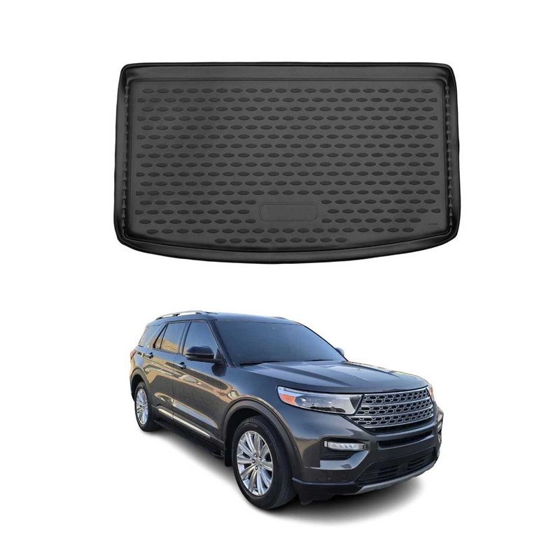 2020-2026 Ford Explorer Cargo Liner Trunk Mat All Weather 6 Seats Black