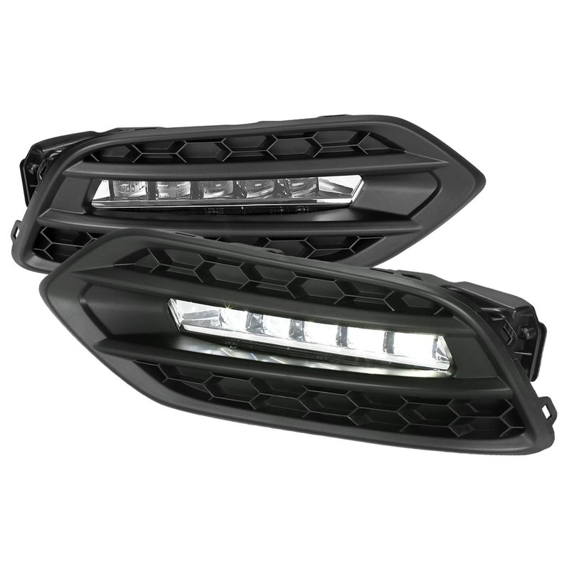 2019-2020 Honda HR-V LED Projector Fog Lights Kit Chrome Housing/Clear Lens