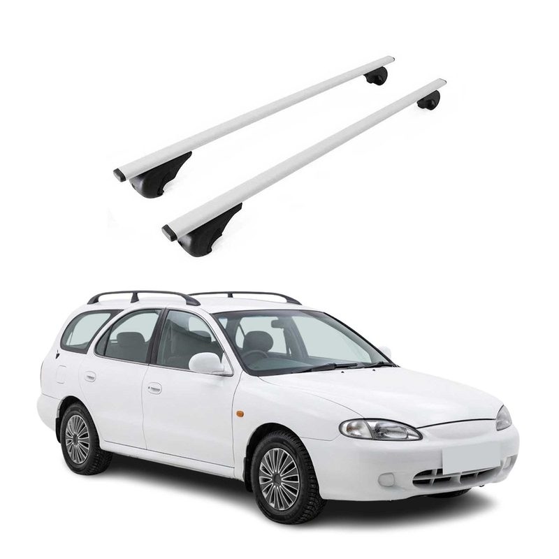 Roof Rack Cross Bars Carrier for Hyundai Elantra Wagon 1996-2000 Gray