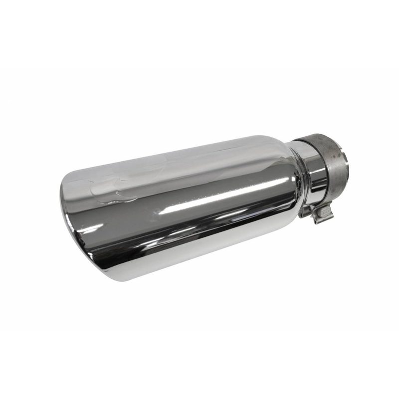 Colilla de escape para tubos de 3 1/2" Cromado
