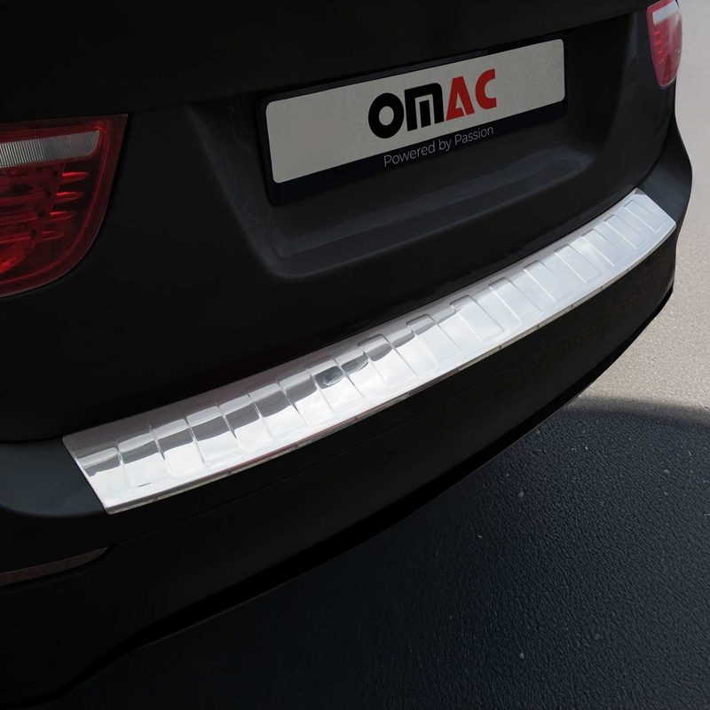 2008-2014 BMW X6 E71 Rear Bumper Guard Stainless Steel Glossy