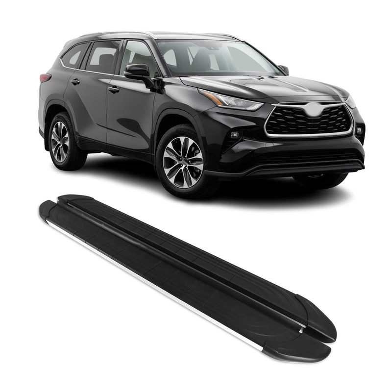 2020-2026 Toyota Highlander Nerf Bar Side Step Running Boards Alu 2x