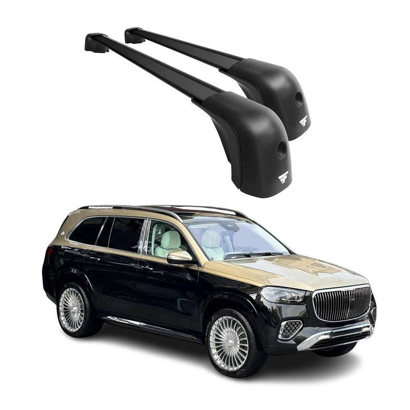 2020-2026 Mercedes GLS Class X167 Roof Racks Cross Bars Black