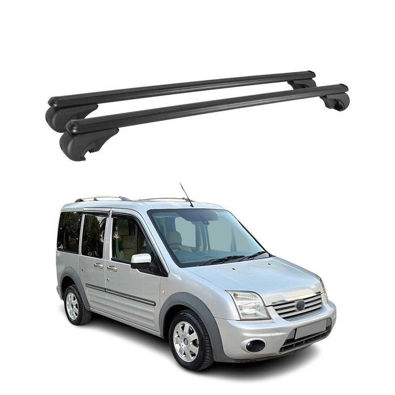 2010-2013 Ford Transit Connect Roof Rack Cross Bars Black