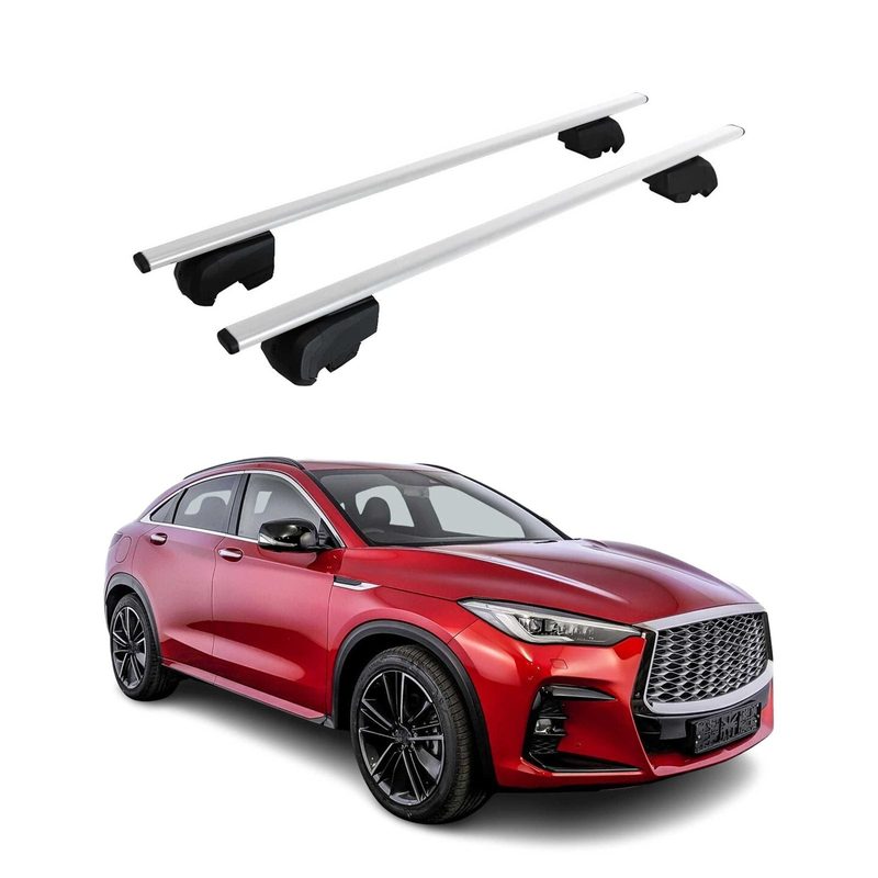2019-2024 Infiniti QX50 Roof Rack Cross Bars Silver