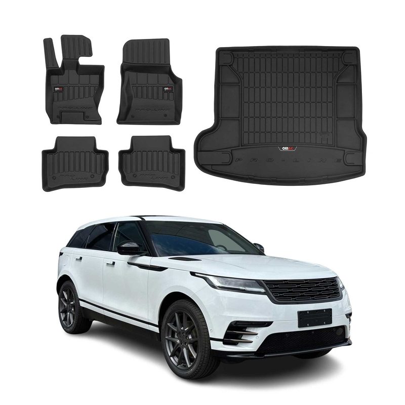 2018-2026 Land Rover Range Rover Velar Premium Floor Mats & Cargo Liner Full Set All Weather Heavy Duty