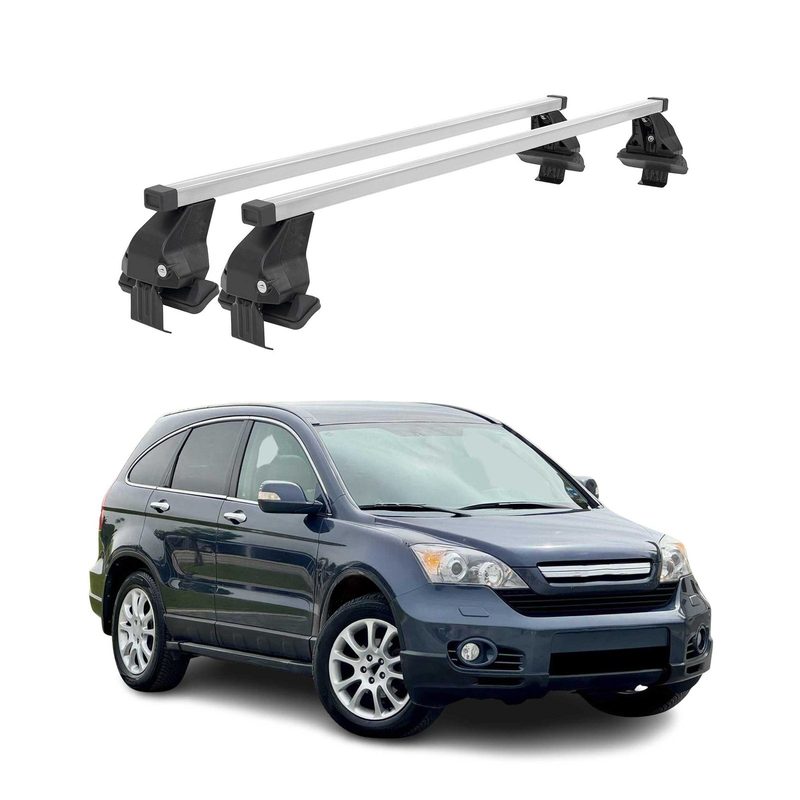 2007-2011 Honda CR-V Roof Rack Cross Bars Silver