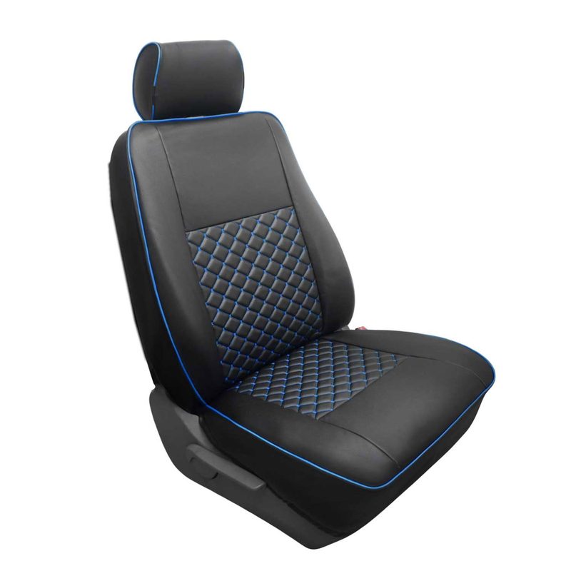 2006-2018 Mercedes Sprinter W906 Leather Custom fit Seat Cover Black Blue