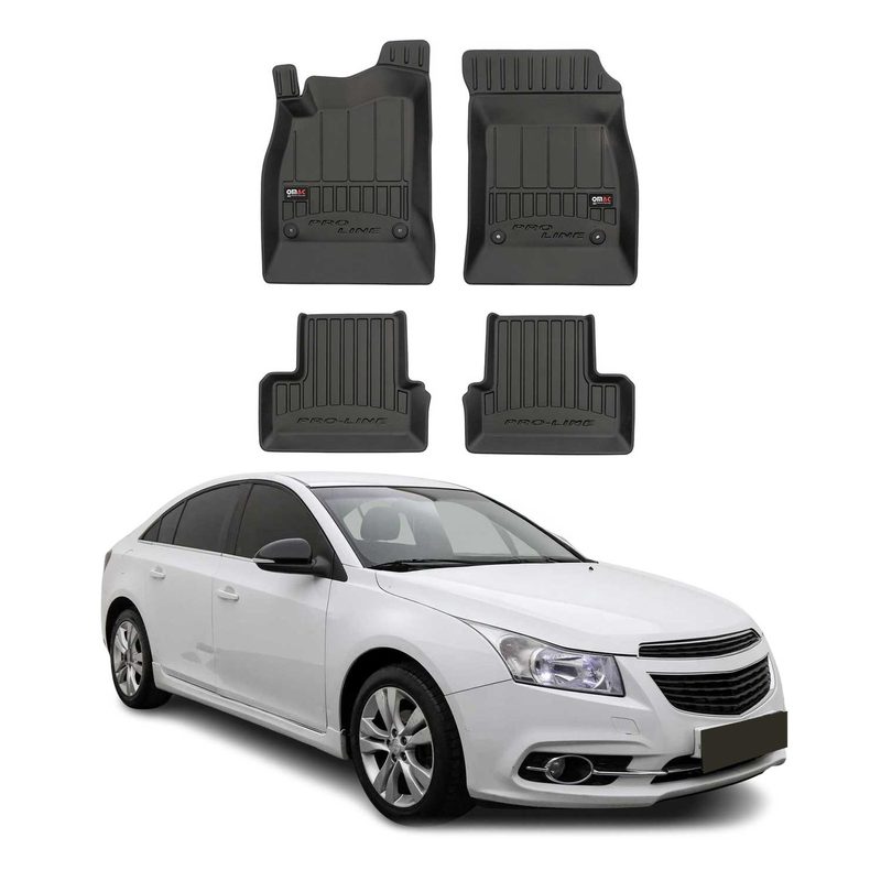 2011-2015 Chevrolet Cruze Premium Floor Mats Liners Full Set All Weather Heavy Duty