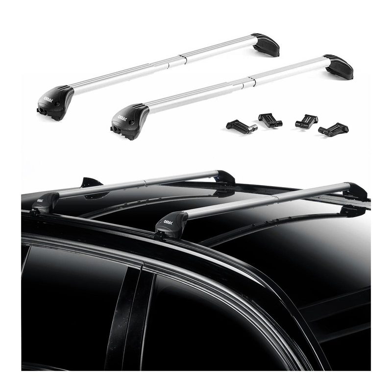 2017-2023 BMW 5 Series G31 Wagon Roof Rack Cross Bars Silver