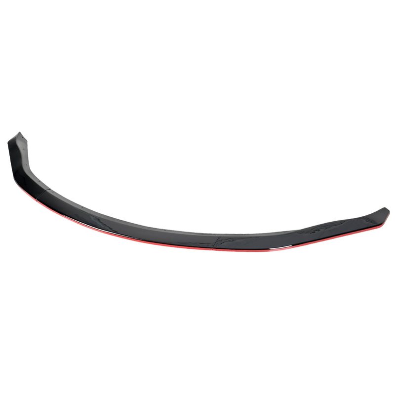 2003-2005 Nissan 350Z Glossy Black/Red Trim 3Pcs Front Bumper Lip Kit