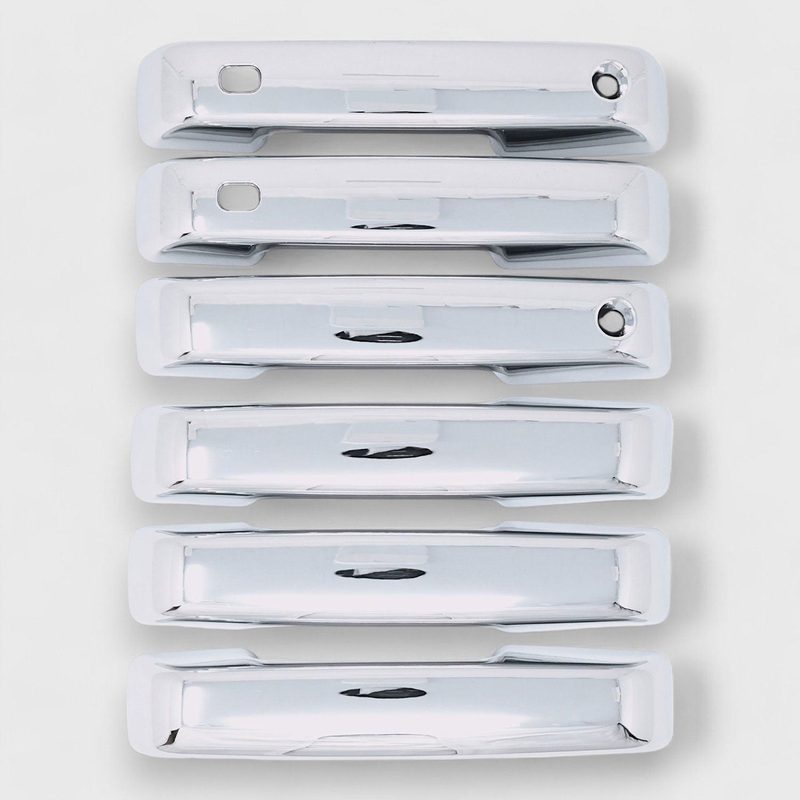 2023-2024 Ford F-250/350/450/550 Door Handle Cover Chrome 6Pcs ABS Plastic