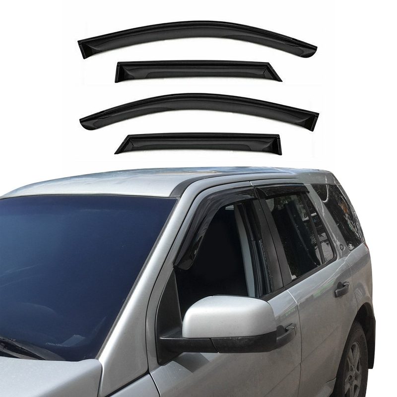 2018-2026 Land Rover Range Rover Velar Window Visor Vent Rain Deflector 4Pcs Smoke