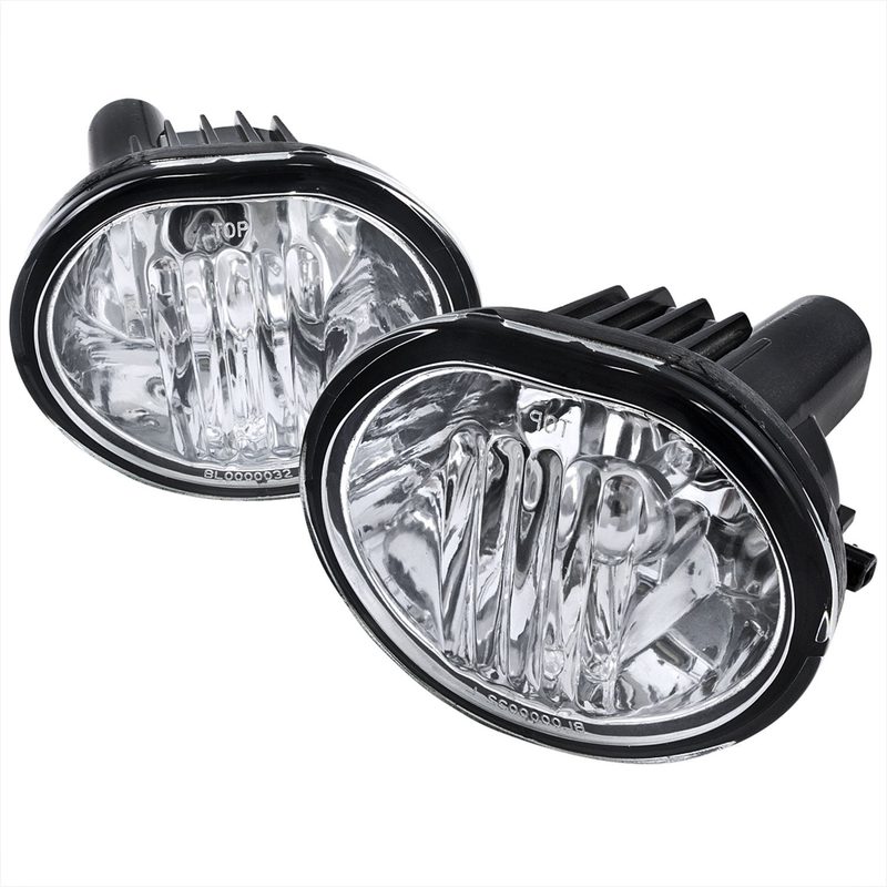 2003-2008 Toyota Matrix Pontiac Vibe 12V/55W 9006 Fog Lights Chrome/Clear Lens