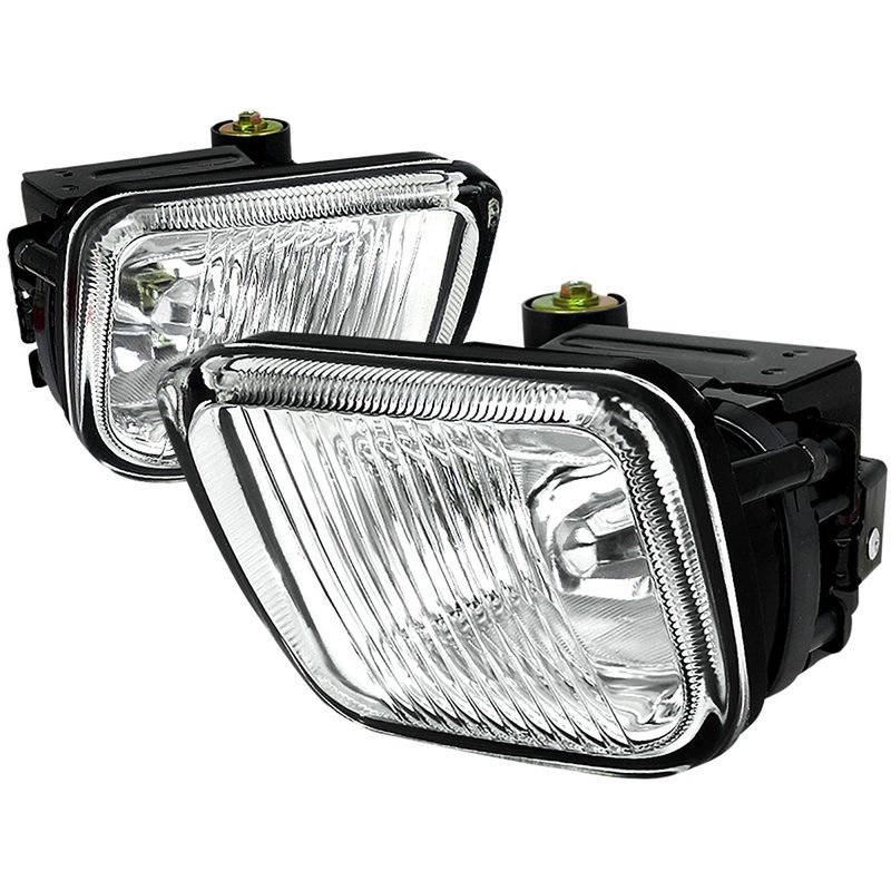 1996-1998 Honda Civic H3 Fog Lights Kit Chrome Housing/Clear Lens