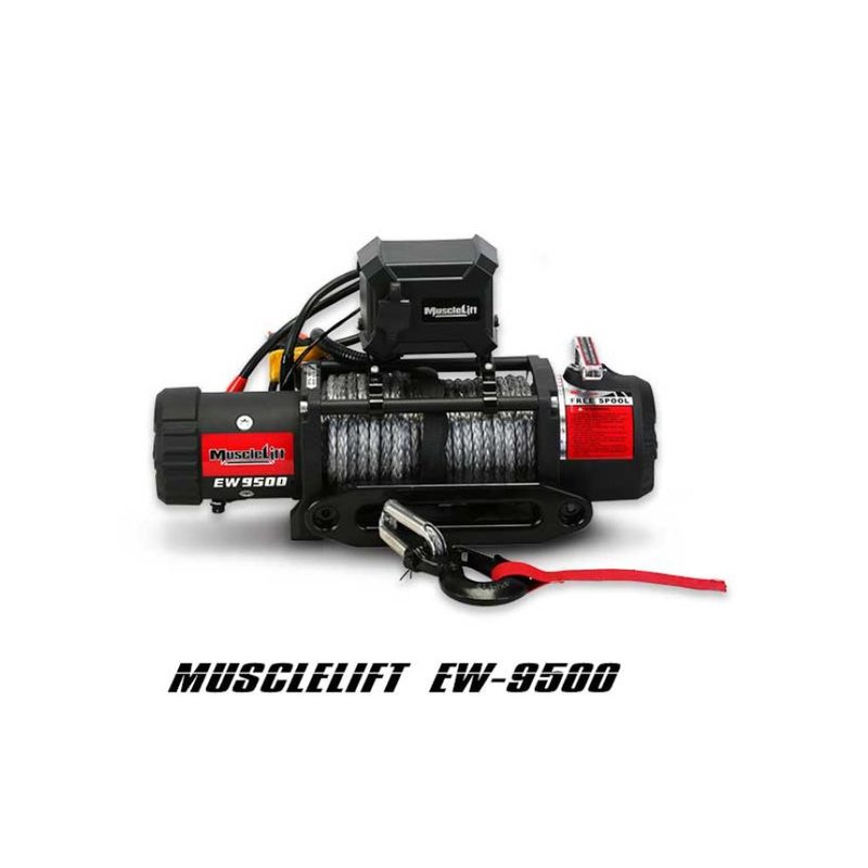 Winch MuscleLift EW-9500 Lbs 12V (Cuerda Sintética)