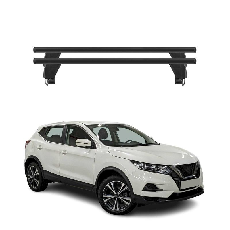 2017-2022 Nissan Rogue Sport Roof Rack Cross Bars Aluminium 2Pcs Black