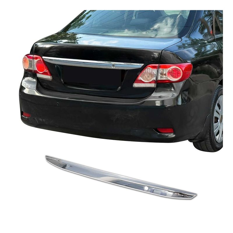 2010-2013 Toyota Corolla FL Rear Trunk Tailgate Door Handle Cover Stainless Steel Silver