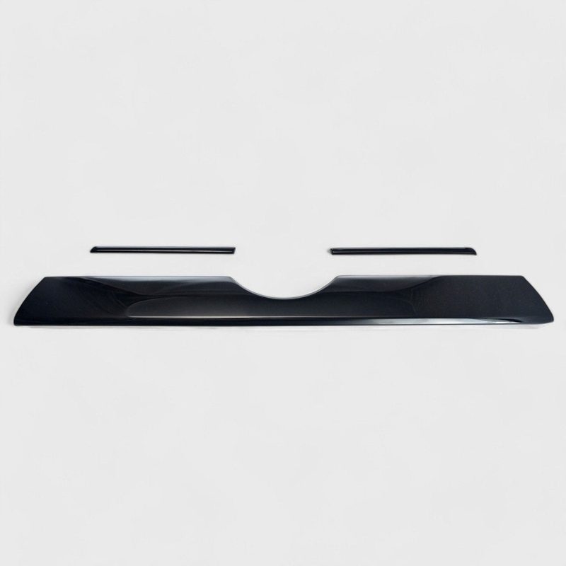 2010-2024 Toyota 4Runner Grille Overlay Gloss Black 3Pcs ABS Plastic