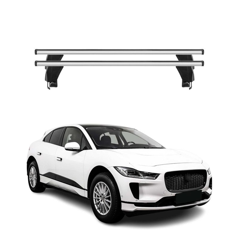 2019-2024 Jaguar I-Pace Roof Rack Cross Bars Silver