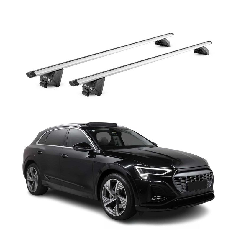 2019-2023 Audi e-tron Quattro Roof Rack Cross Bars Silver