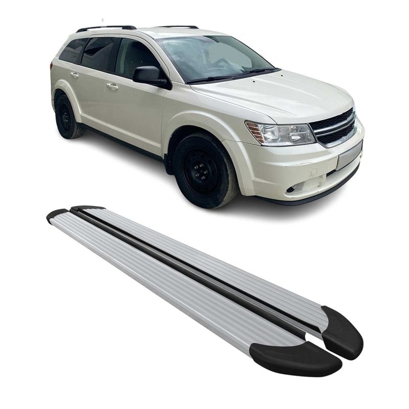2009-2020 Dodge Journey Nerf Bar Side Step Running Boards Alu 2x