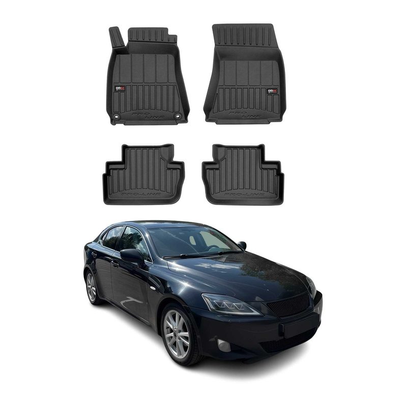 2006-2014 Lexus IS350 IS250 Premium Floor Mats Liners Full Set All Weather Heavy Duty