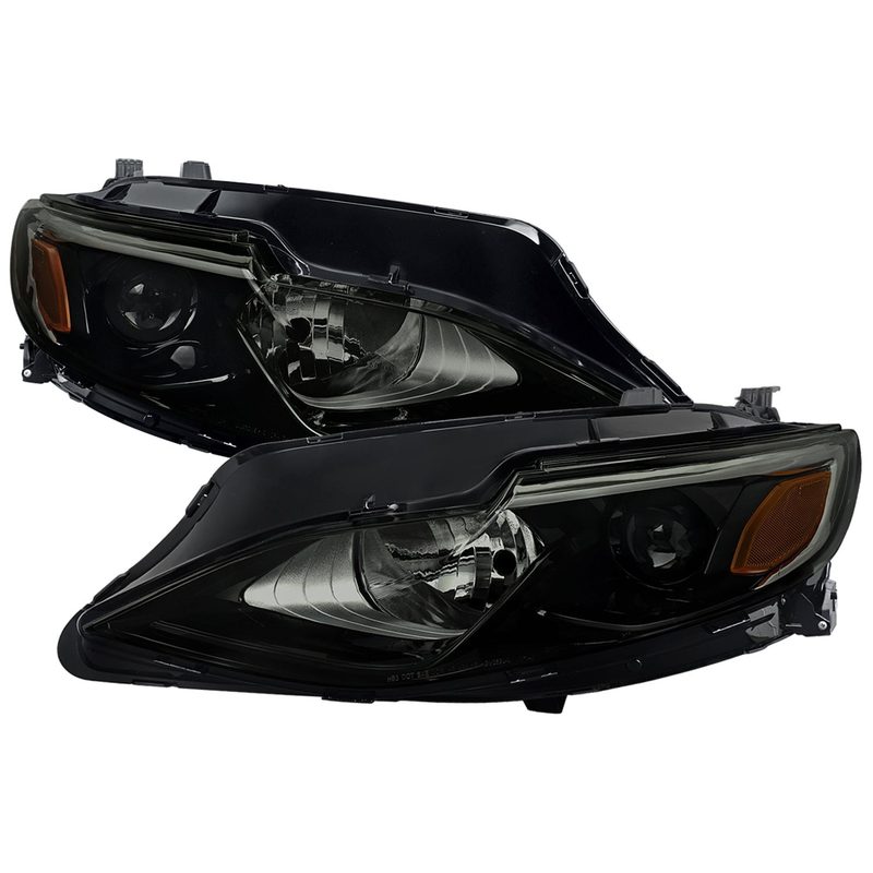 2019-2024 Chevy Malibu Factory Style Projector Headlight Matte Black/Smoke