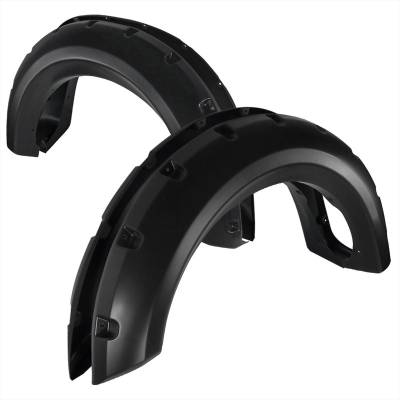 2009-2014 Ford F-150 Styleside Smooth Rivet Style Fender Flares Protector