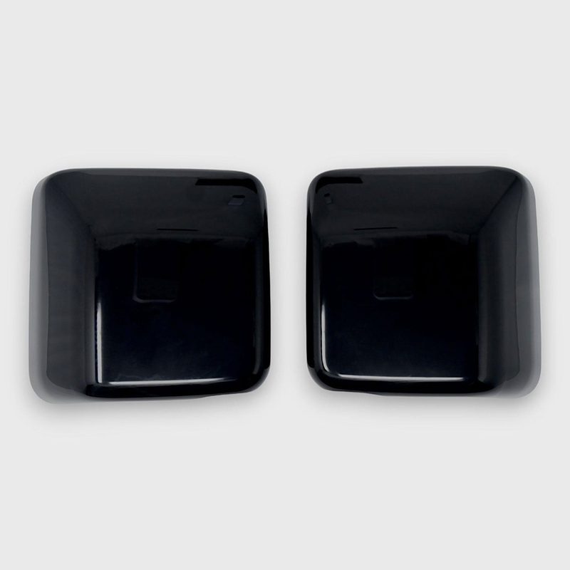 2020-2025 Jeep Gladiator Mirror Cover Caps Gloss Black 2Pcs ABS Plastic
