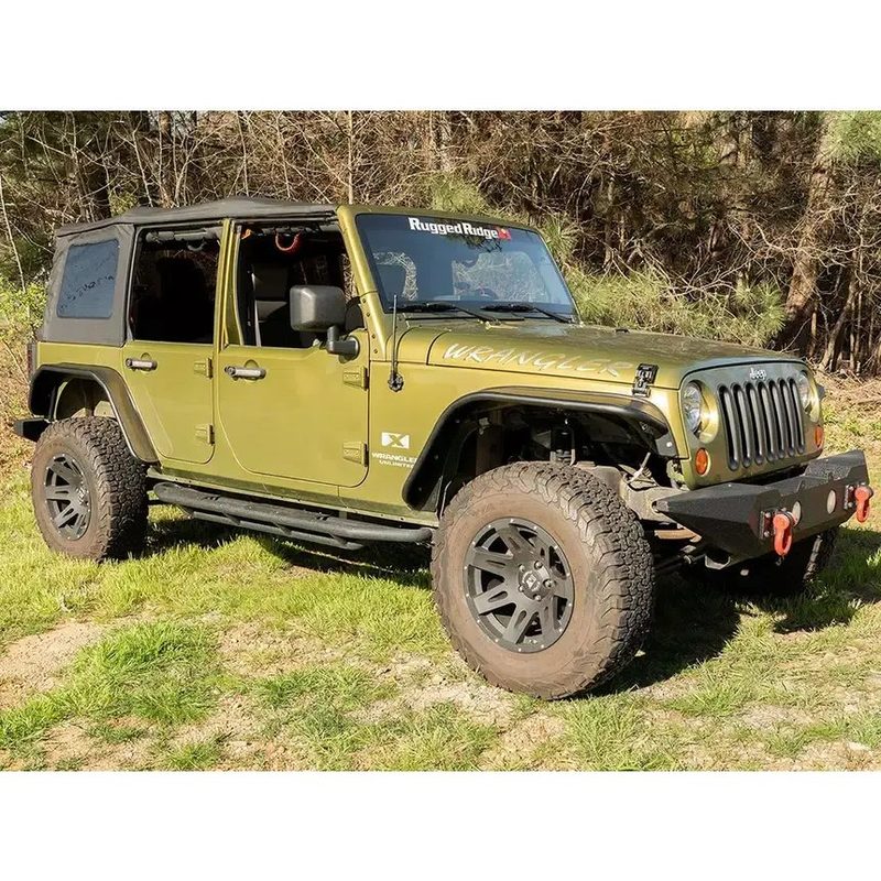 Cantoneras Tubulares Traseras HD Rugged Ridge para Wrangler JL / Gladiator 18-26 (2 y 4 puertas)