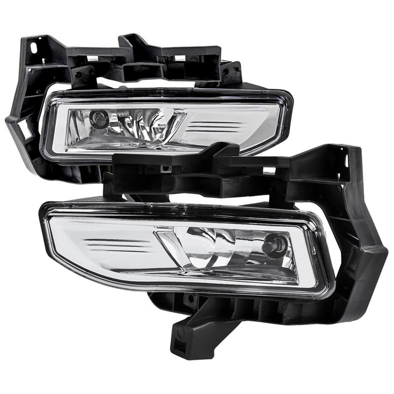 2017-2019 Nissan Versa Note Hatchback H8 Fog Lights Kit Chrome/Clear Lens