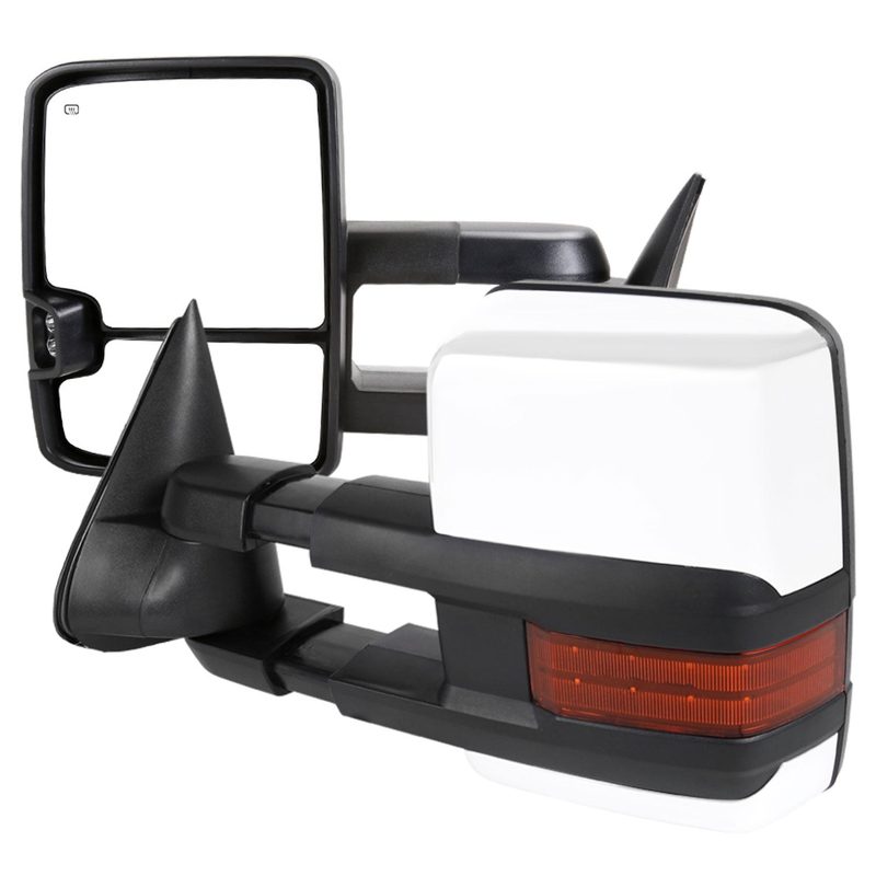 1988-2000 Chevy C/K Tahoe Yukon/Suburban Heated Towing Mirrors Amber &Signal