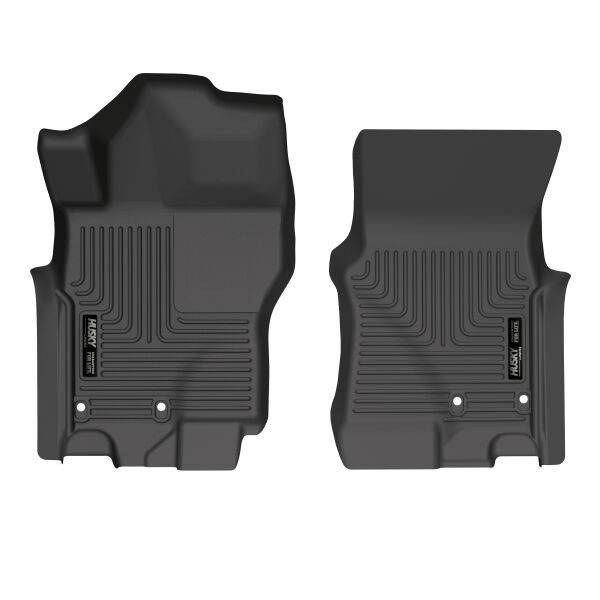 Tapetes Husky Weatherbeater 1ra Fila Color Negro para Frontier V6 22 - 24