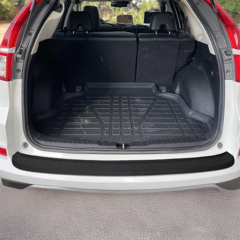 2012-2016 Honda CR-V 4.gen Rear Bumper Sill Cover Protector Guard ABS Black 1Pc