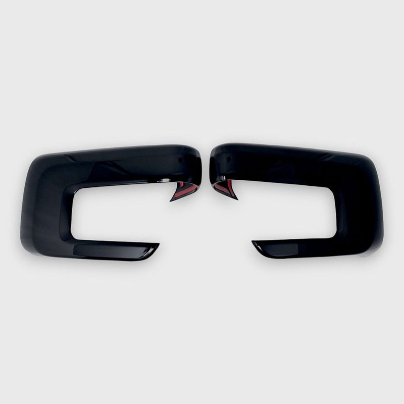 2021-2024 Ford F-150 Mirror Cover Caps Gloss Black 2Pcs ABS Plastic