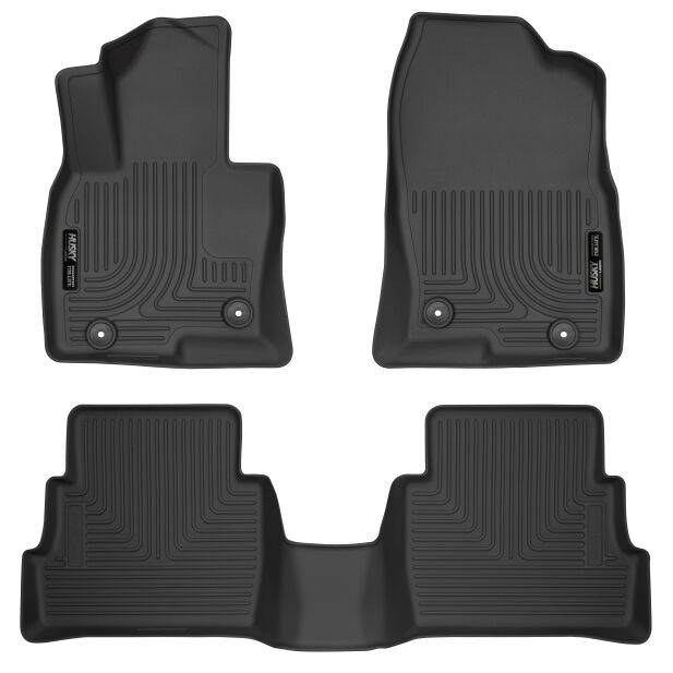Tapetes Husky Weatherbeater 1ra y 2da Fila color Negro para CX-5 17-25