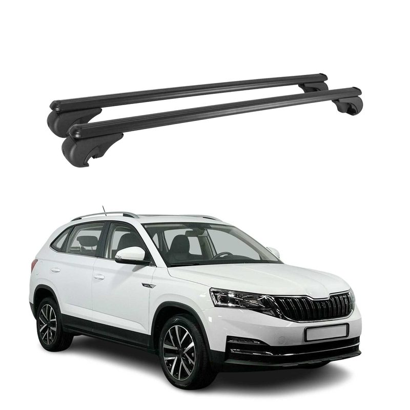 2019-2024 Skoda Kamiq Roof Rack Cross Bars Black