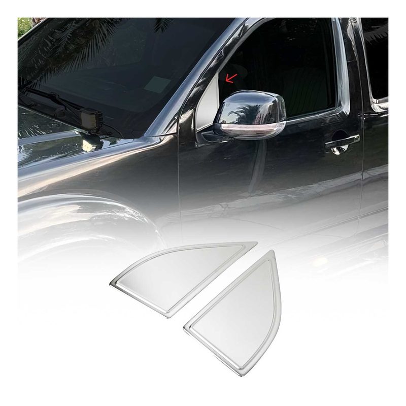 2005-2012 Nissan Pathfinder Window Molding Trim Streamer Stainless Steel Silver 2 Pcs