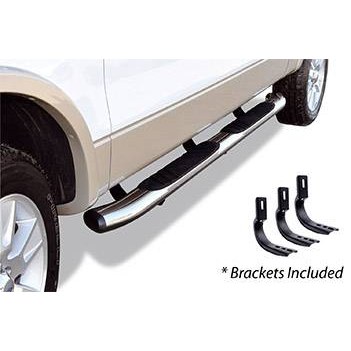 5" OE Xtreme 80" Estribos + brackets Chevrolet S10 16-17 Cromado
