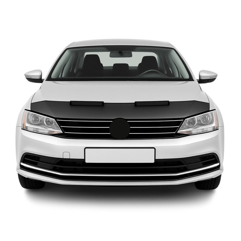 2011-2018 VW Jetta A6 Car Bonnet Mask Hood Bra Black 1 Pc