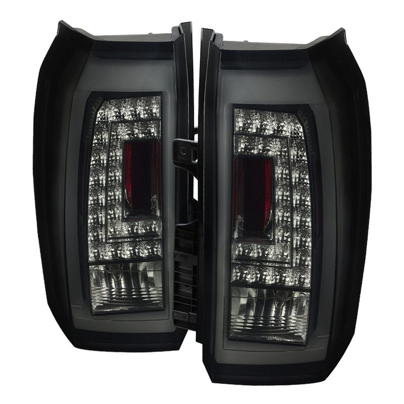 2015-2020 GMC Yukon/Yukon XL Denali SLE/SLT LED Tail Lights Glossy Black/Smoke