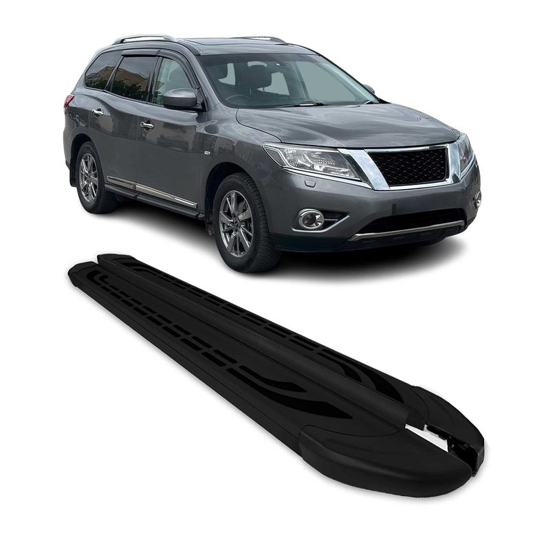 2013-2020 Nissan Pathfinder Running Boards Side Steps Black