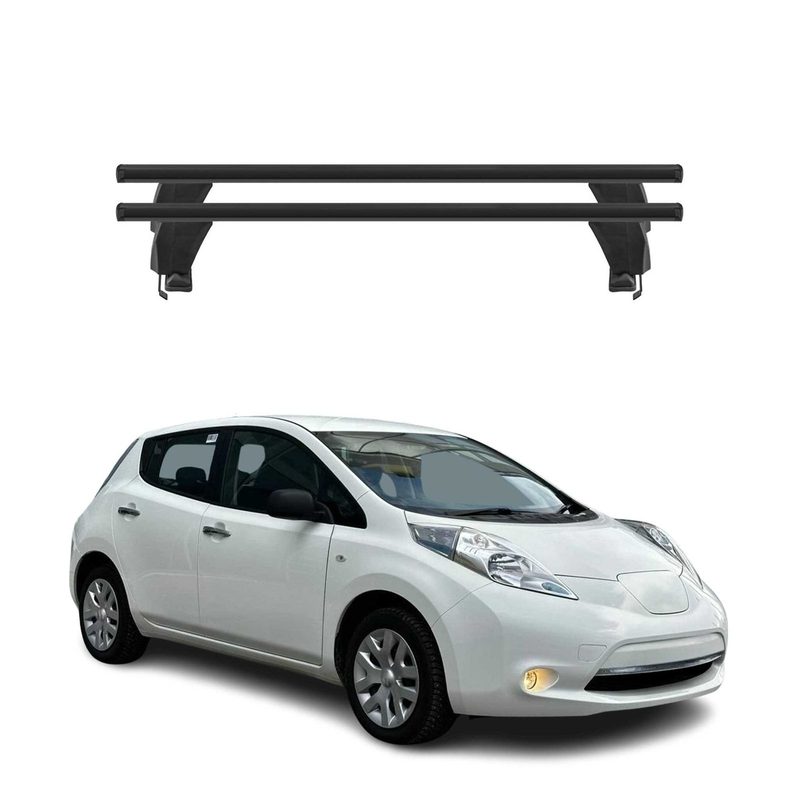 2011-2017 Nissan Leaf Roof Rack Cross Bars Black