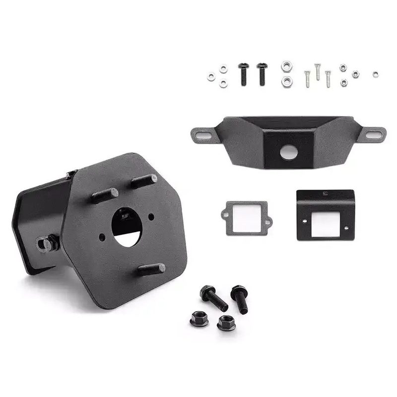 Portallanta y Reolocalizador de camara de reversa Wingmate Rugged Ridge para Gladiator 20 - 25