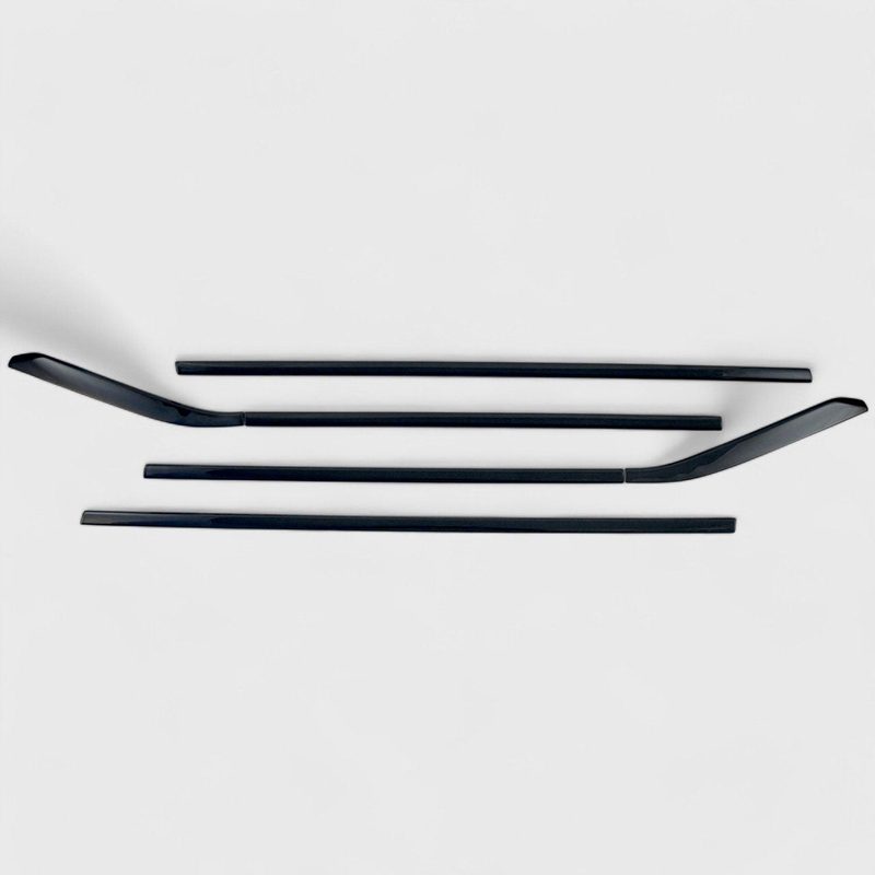 2020-2025 Nissan Sentra Window Trim Set Gloss Black 6Pcs ABS Plastic