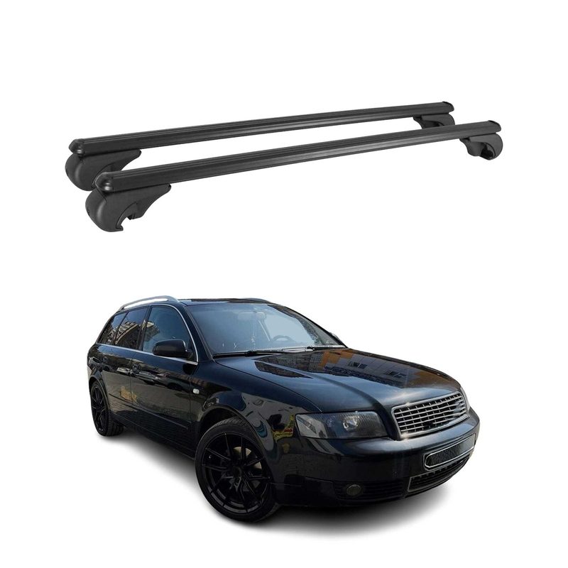 2001-2005 Audi A4 B6 Avant Roof Rack Cross Bars Luggage Carrier 2 Pcs