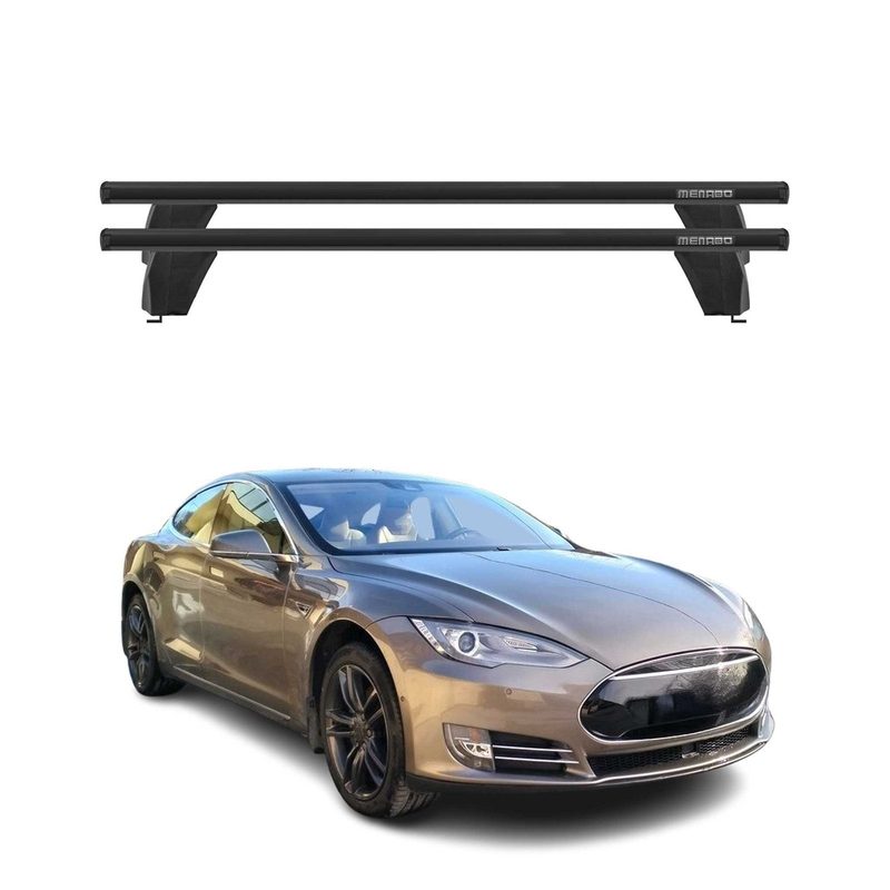 2012-2017 Tesla Model S Roof Rack Cross Bars Black