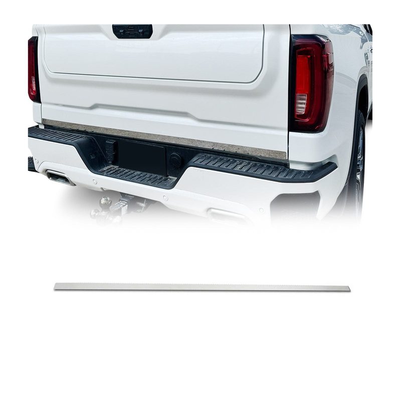 2008-2010 Ford F-250 Rear Trunk Lid Molding Trim Stainless Steel Silver 1Pc