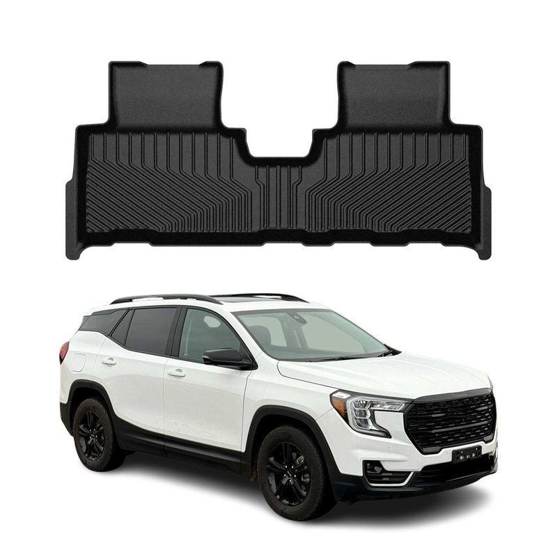 2018-2024 GMC Terrain / Terrain Denali Premium Floor Mats Liners Second Row Rear Black